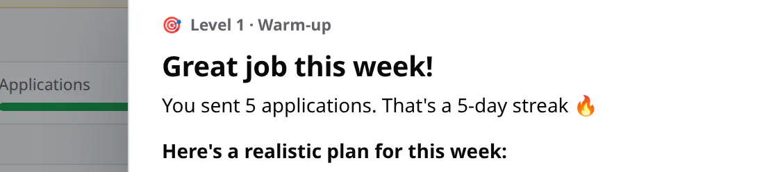 A cartoon baby in a blue onesie crawling across the empty space below Job Alerts.